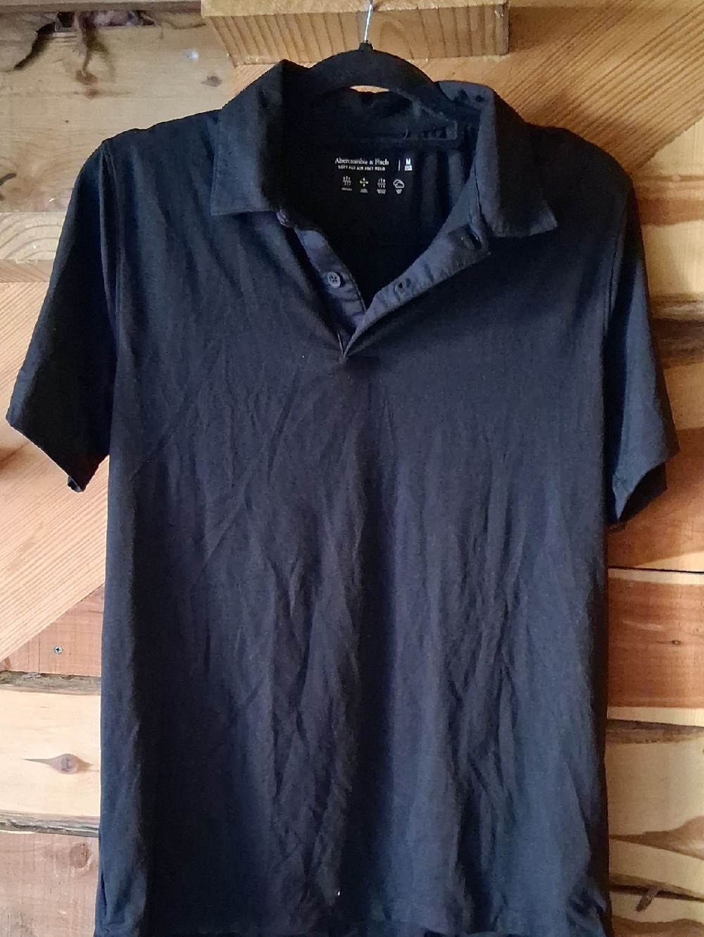 Abercrombie & Fitch Black Men's Polo Shirt